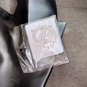 Silver Rhinestone Brooch